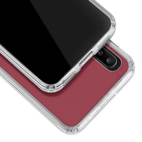 University of South Carolina Gamecocks Logo Red Galaxy A30 Clear Case