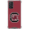 University of South Carolina Gamecocks Logo Red Galaxy A72 5G Clear Case