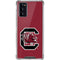 University of South Carolina Gamecocks Logo Red Galaxy Note20 5G Clear Case