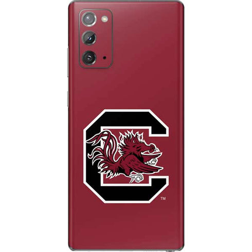 University of South Carolina Gamecocks Logo Red Galaxy Note20 5G Skin