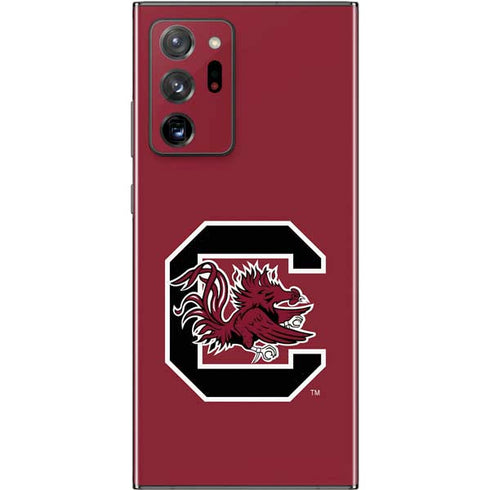 University of South Carolina Gamecocks Logo Red Galaxy Note20 Ultra 5G Skin