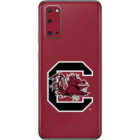University of South Carolina Gamecocks Logo Red Galaxy S20 Skin