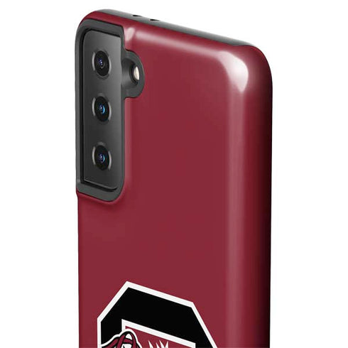 University of South Carolina Gamecocks Logo Red Galaxy S21 FE Pro Case