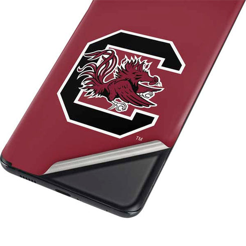 University of South Carolina Gamecocks Logo Red Galaxy S21 Plus 5G Skin