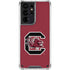 University of South Carolina Gamecocks Logo Red Galaxy S21 Ultra 5G Clear Case