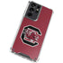 University of South Carolina Gamecocks Logo Red Galaxy S21 Ultra 5G Clear Case