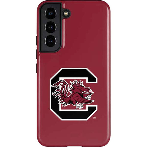 University of South Carolina Gamecocks Logo Red Galaxy S22 Pro Case