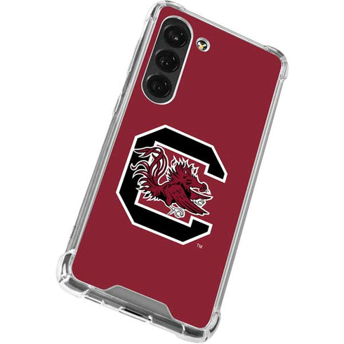 University of South Carolina Gamecocks Logo Red Galaxy S23 Clear Case
