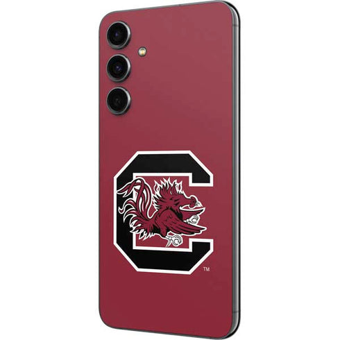 University of South Carolina Gamecocks Logo Red Galaxy S23 FE Skin
