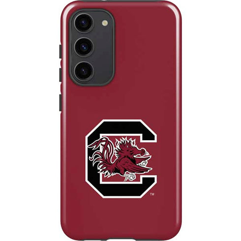 University of South Carolina Gamecocks Logo Red Galaxy S23 Plus Pro Case
