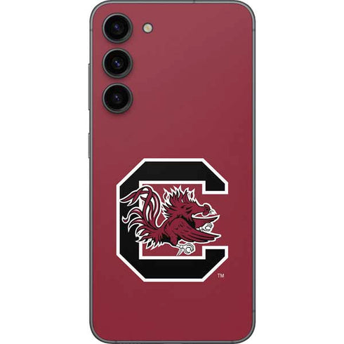 University of South Carolina Gamecocks Logo Red Galaxy S23 Plus Skin