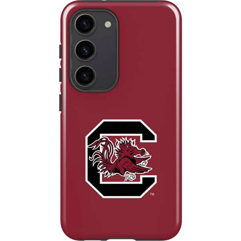 University of South Carolina Gamecocks Logo Red Galaxy S23 Pro Case