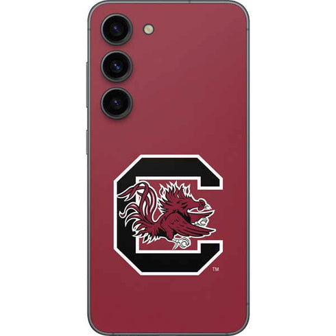 University of South Carolina Gamecocks Logo Red Galaxy S23 Skin