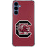 University of South Carolina Gamecocks Logo Red Galaxy S24 Clear Case