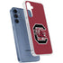 University of South Carolina Gamecocks Logo Red Galaxy S24 Clear Case