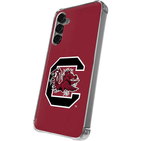 University of South Carolina Gamecocks Logo Red Galaxy S24 Plus Clear Case