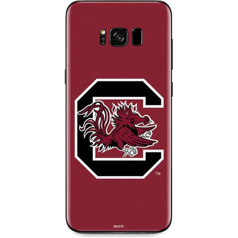 University of South Carolina Gamecocks Logo Red Galaxy S8 Skin