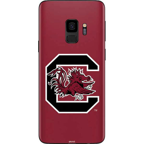 University of South Carolina Gamecocks Logo Red Galaxy S9 Skin