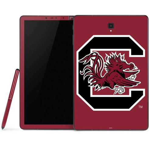 University of South Carolina Gamecocks Logo Red Samsung Galaxy Tab Skin