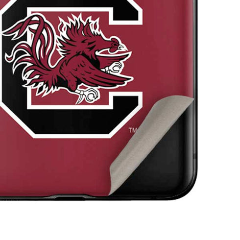 University of South Carolina Gamecocks Logo Red Galaxy Z Flip Skin