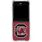 University of South Carolina Gamecocks Logo Red Galaxy Z Flip5 5G Clear Case