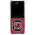 University of South Carolina Gamecocks Logo Red Galaxy Z Flip5 5G Clear Case