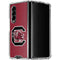 University of South Carolina Gamecocks Logo Red Galaxy Z Fold4 5G Clear Case