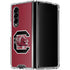 University of South Carolina Gamecocks Logo Red Galaxy Z Fold4 5G Clear Case