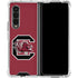 University of South Carolina Gamecocks Logo Red Galaxy Z Fold4 5G Clear Case