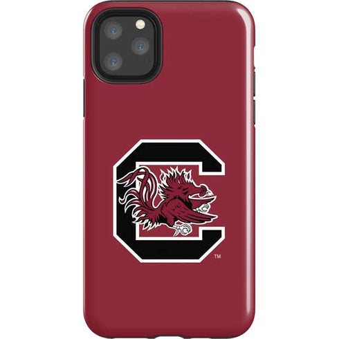 University of South Carolina Gamecocks Logo Red iPhone 11 Pro Max Impact Case