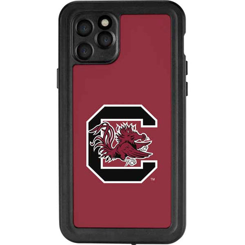 University of South Carolina Gamecocks Logo Red iPhone 11 Pro Waterproof Case