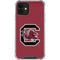 University of South Carolina Gamecocks Logo Red iPhone 12 Clear Case