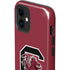University of South Carolina Gamecocks Logo Red iPhone 12 Impact Case
