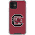 University of South Carolina Gamecocks Logo Red iPhone 12 Mini Clear Case