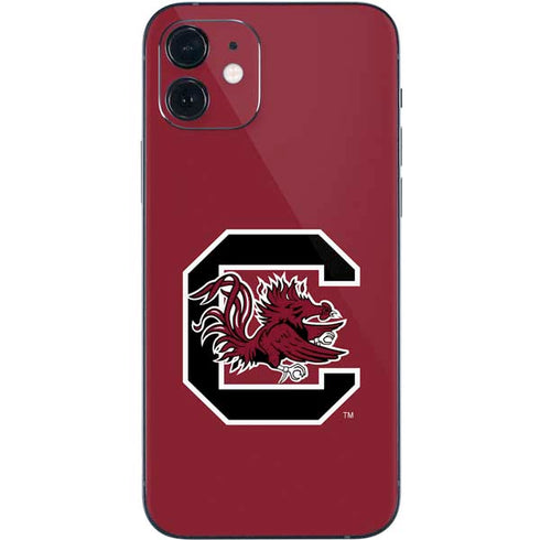 University of South Carolina Gamecocks Logo Red iPhone 12 Mini Skin