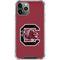 University of South Carolina Gamecocks Logo Red iPhone 12 Pro Clear Case