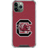 University of South Carolina Gamecocks Logo Red iPhone 12 Pro Clear Case