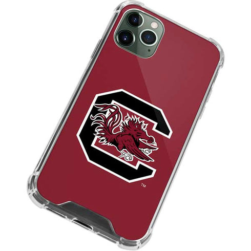 University of South Carolina Gamecocks Logo Red iPhone 12 Pro Max Clear Case