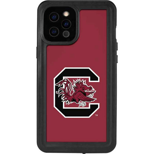 University of South Carolina Gamecocks Logo Red iPhone 12 Pro Max Waterproof Case
