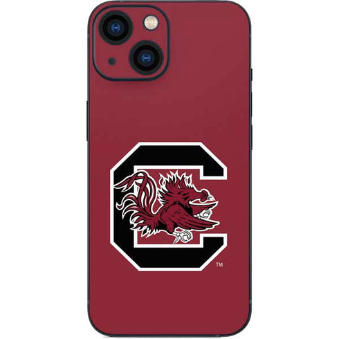 University of South Carolina Gamecocks Logo Red iPhone 13 Mini Skin