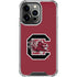 University of South Carolina Gamecocks Logo Red iPhone 13 Pro Clear Case