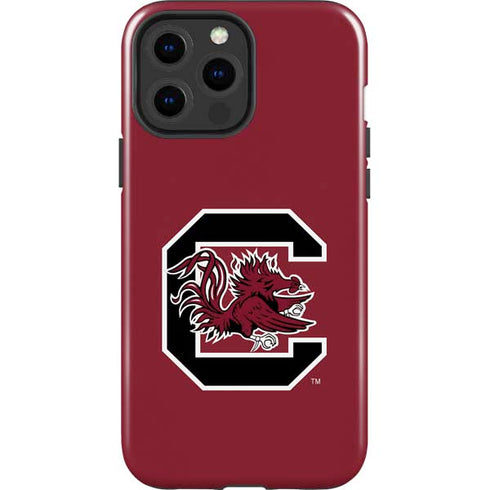 University of South Carolina Gamecocks Logo Red iPhone 13 Pro Max Impact Case