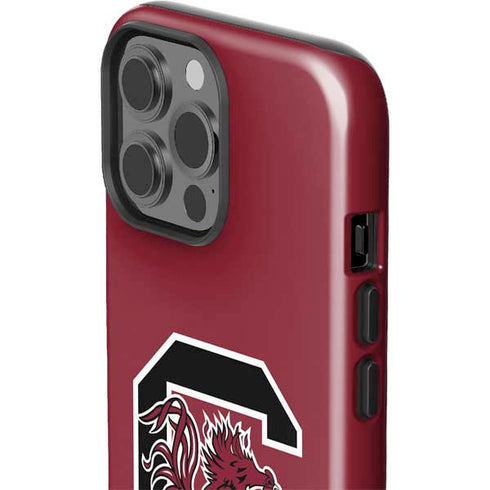 University of South Carolina Gamecocks Logo Red iPhone 13 Pro Max Impact Case