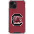 University of South Carolina Gamecocks Logo Red iPhone 14 Clear Case