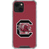 University of South Carolina Gamecocks Logo Red iPhone 14 Plus Clear Case