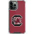 University of South Carolina Gamecocks Logo Red iPhone 15 Pro Max Clear Case