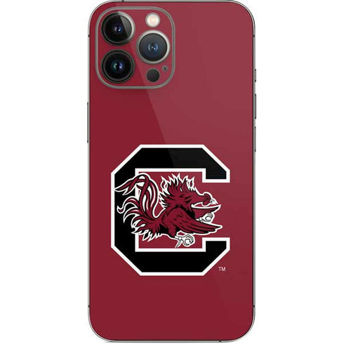 University of South Carolina Gamecocks Logo Red iPhone 14 Pro Max Skin
