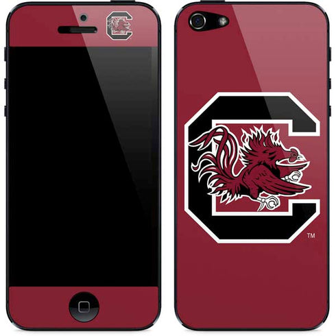 University of South Carolina Gamecocks Logo Red iPhone 5/5s/5SE Skin