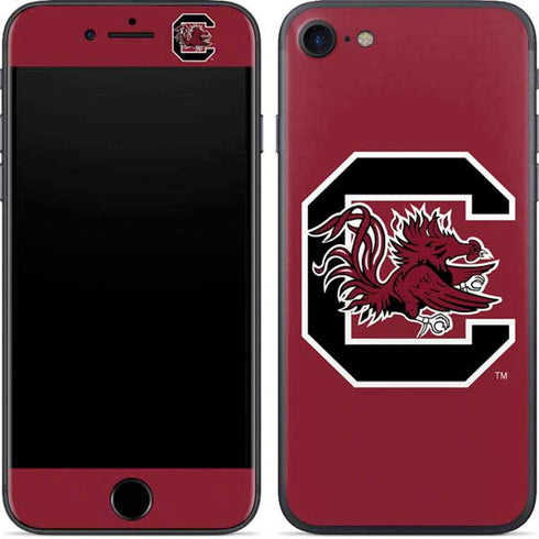 University of South Carolina Gamecocks Logo Red iPhone 8 Skin