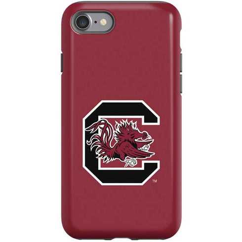 University of South Carolina Gamecocks Logo Red iPhone SE (2nd & 3rd Gen) Pro Case